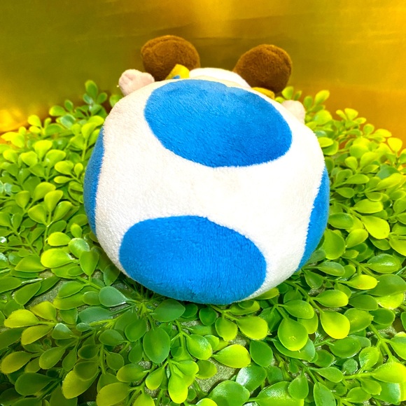 SUPER MARIO NINTENDO VTG 2010 COLlECTIBLE BLUE TOAD PLUSH LITTLE BUDDIE 7” - Picture 7 of 9